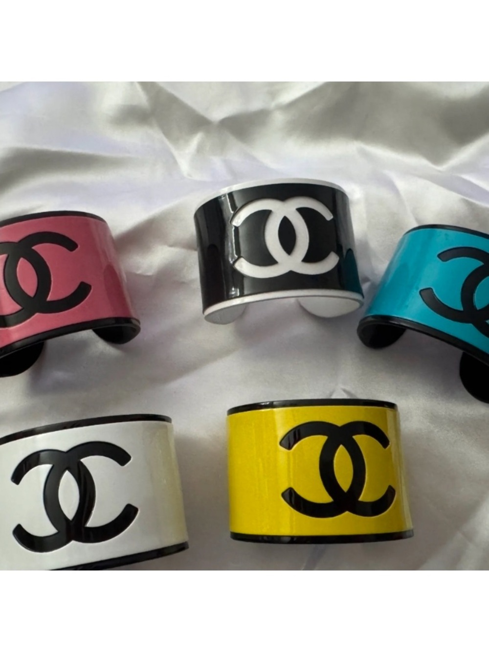 NEW! CC Black and White Luxury Cuff Bracelet
